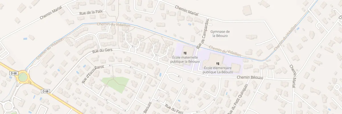 Plan du 6 Rue du Gers à Fonsorbes