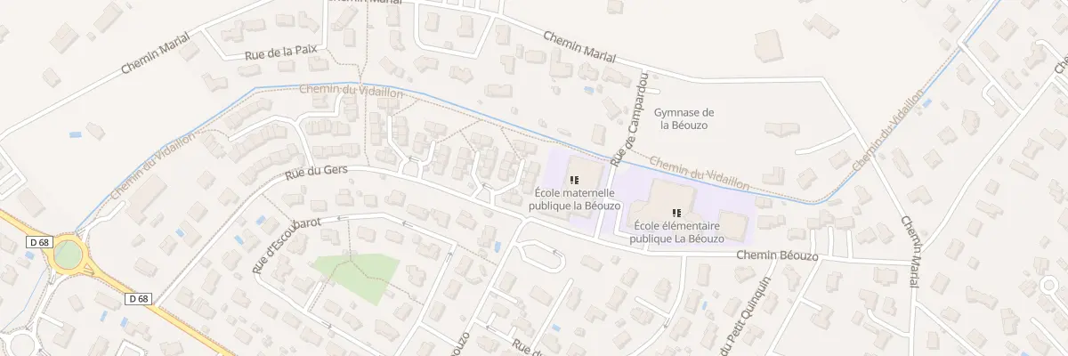 Plan du 8 Rue du Gers à Fonsorbes