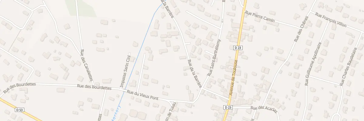 Plan du 11 Rue de la Barrere à Lherm