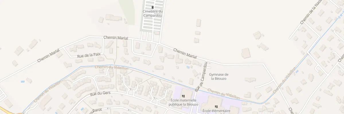 Plan du 73 Che Marial à Fonsorbes