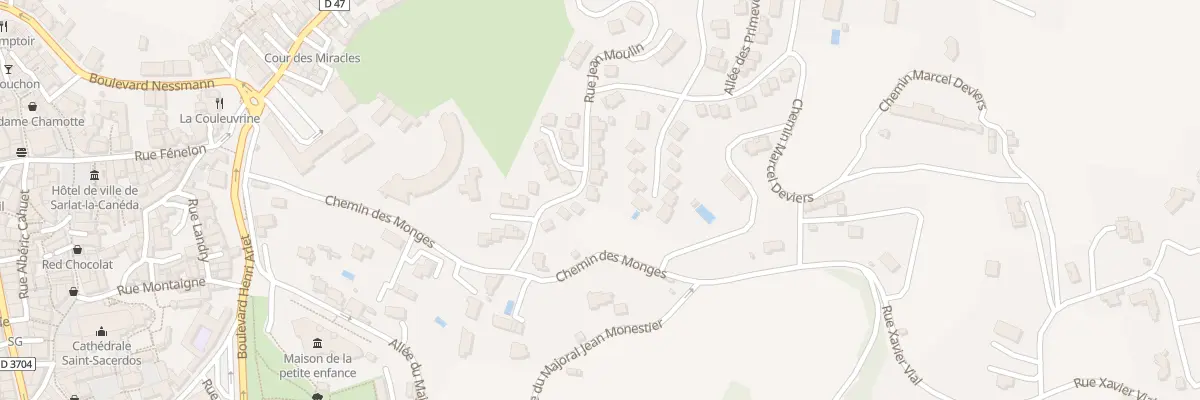 Plan du 23 Rue Jean Moulin à Sarlat-la-Canéda