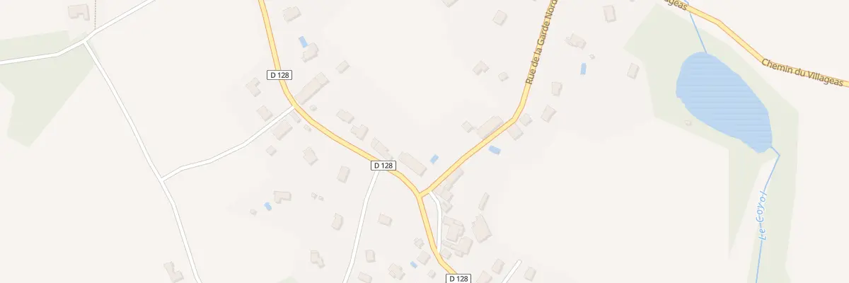 Plan du 80 Rue de la Garde à Couzeix