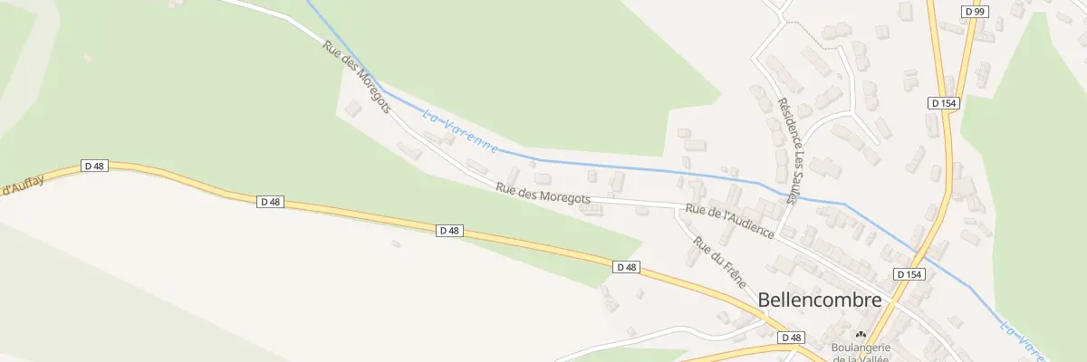Plan du 90 Rue des Moregots à Bellencombre