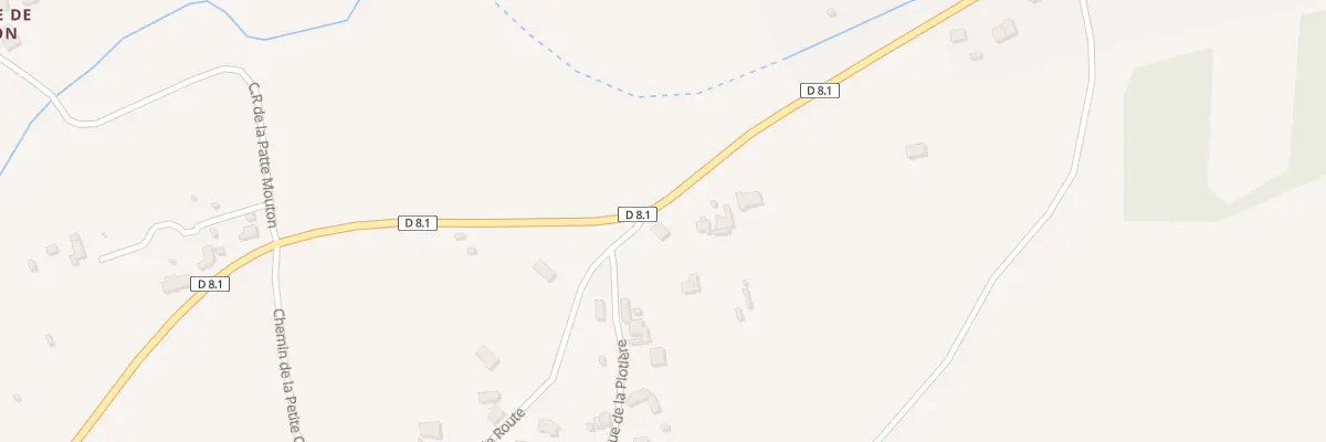 Plan du 1 Rue de la Piotière à Cloyes-les-Trois-Rivières