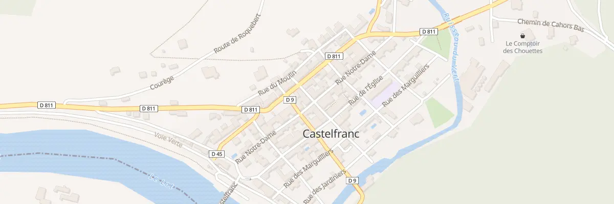 Plan du 5 Rue du Cossolat à Castelfranc
