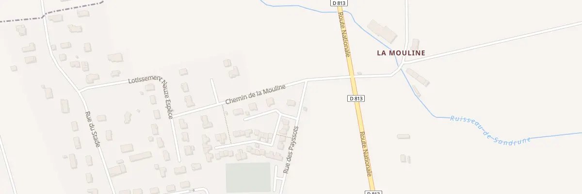 Plan du 1 Imp des Bastides à Finhan