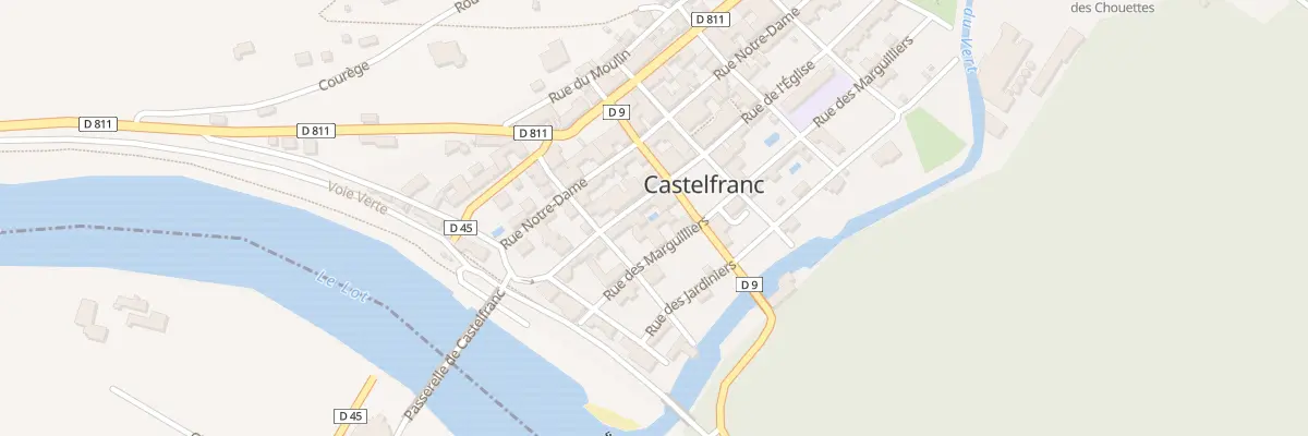 Plan du 10 Rue de l’Eglise à Castelfranc