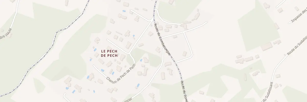 Plan du 3997 Rte de Combelongue à Vitrac