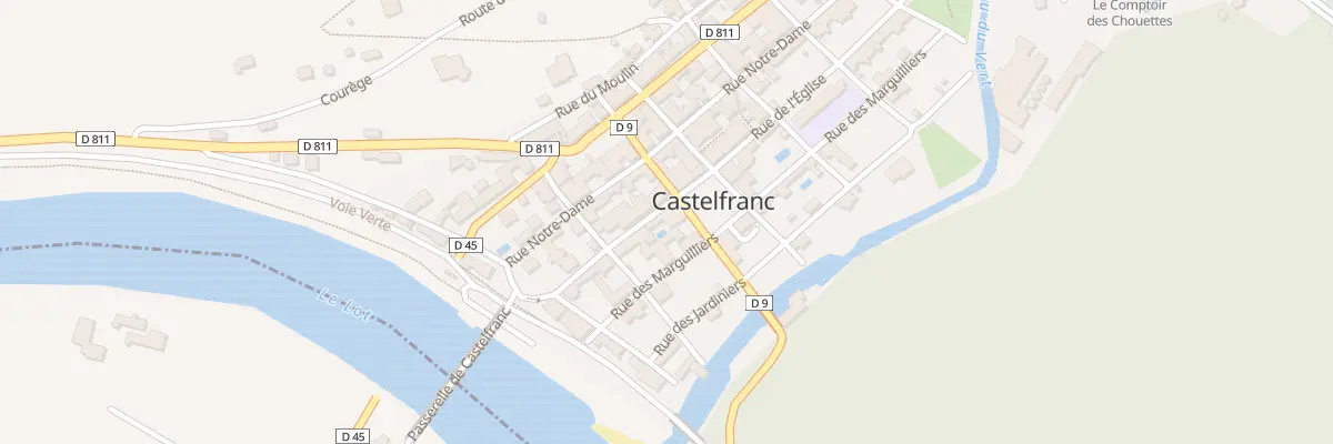 Plan du 6334F Av des Tonneliers à Castelfranc