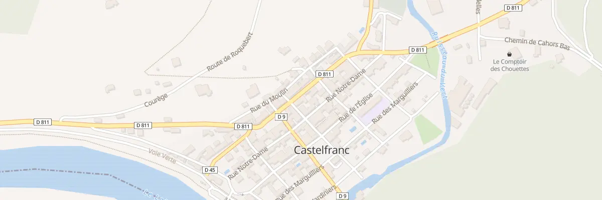 Plan du 4B Av de la Bastide à Castelfranc