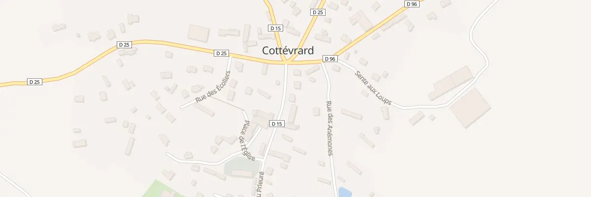 Plan du 40 Rue du Prieure à Cottévrard