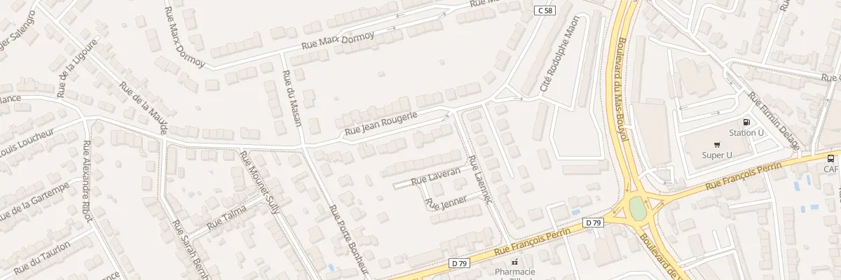 Plan du 31 Rue Jean Rougerie à Limoges