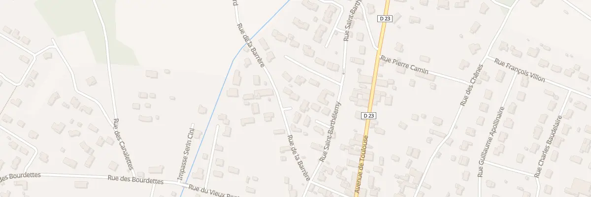 Plan du 12 Rue de la Barrere à Lherm
