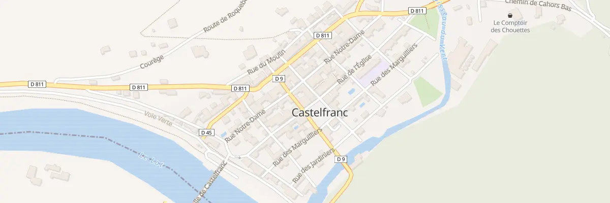 Plan du 11 Rue de l’Eglise à Castelfranc