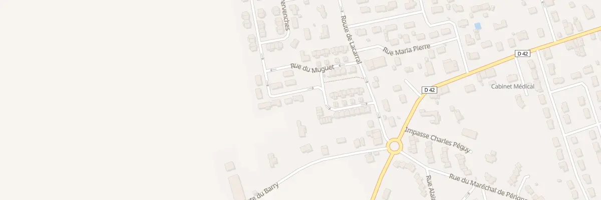 Plan du 38 Rue du Muguet à Montech