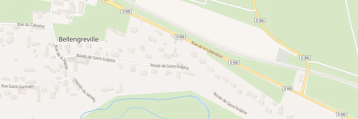 Plan du 5058 Bourg de Bellengreville à Bellengreville