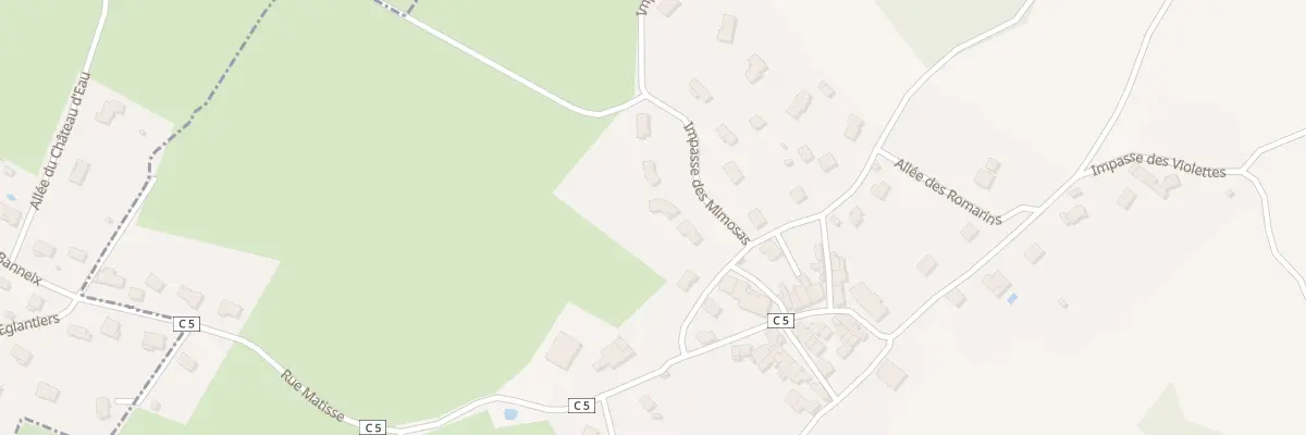 Plan du 49 Imp des Mimosas à Jourgnac