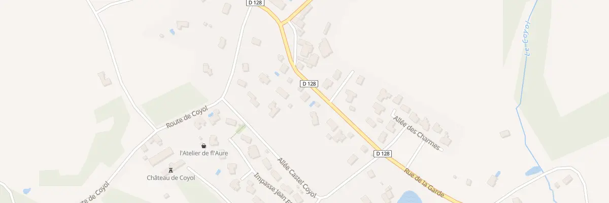Plan du 57 Rue de la Garde à Couzeix
