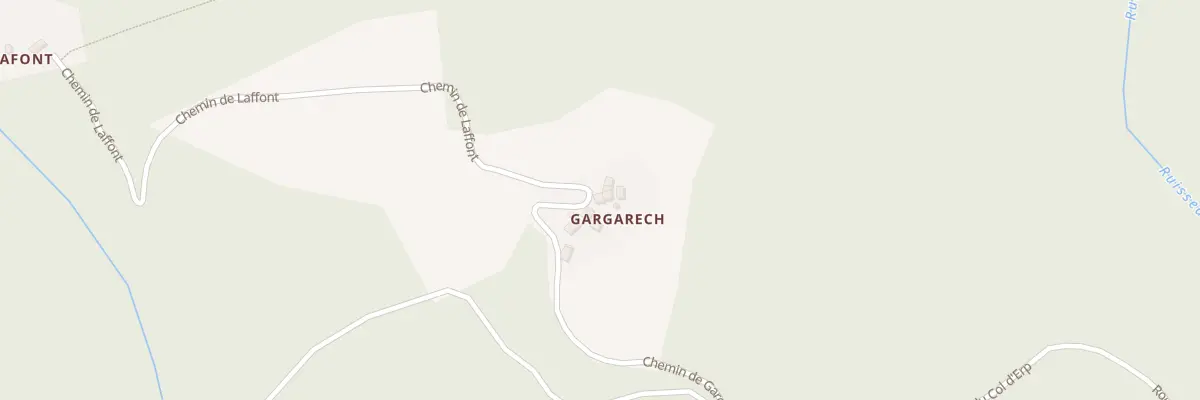 Plan du 99 Gargarech à Rivèrenert