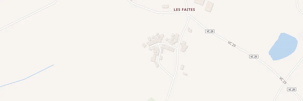 Plan du 15 Les Faites à Dompierre-les-Églises