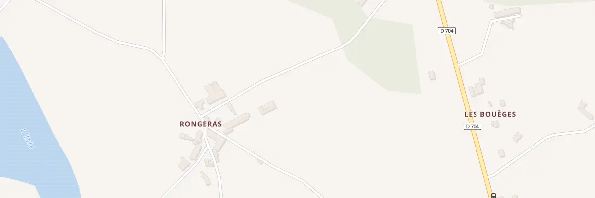 Plan du 1 Rongeras à Janailhac