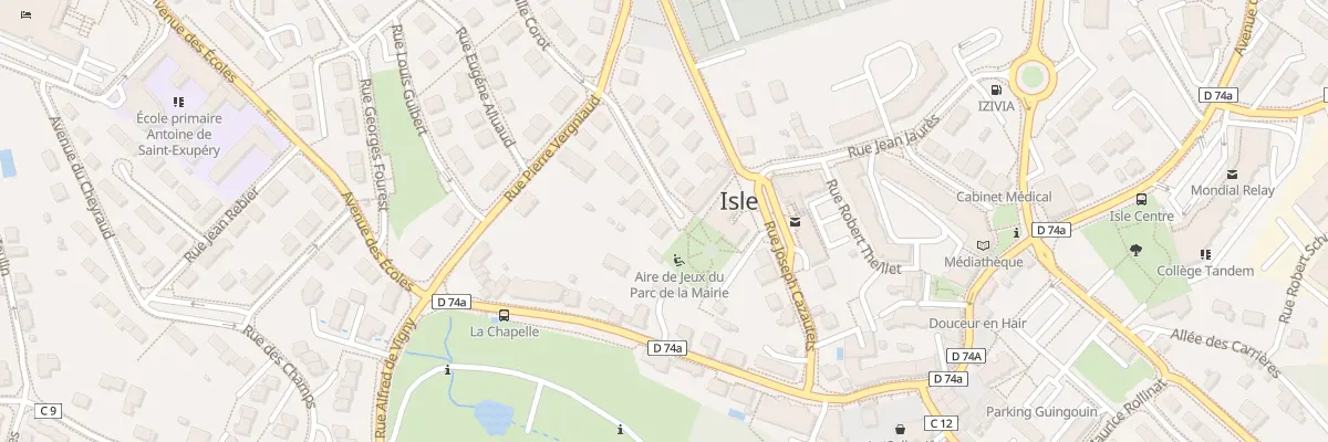 Plan du 10 Rue Achille Fèvre à Isle
