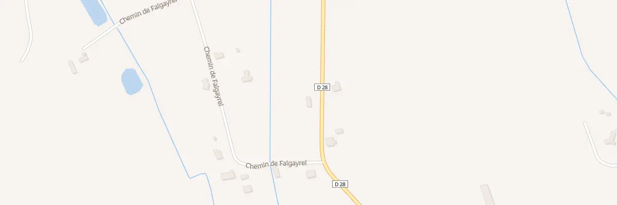 Plan du 445 Rte de Saint Laurent à Lendou-en-Quercy