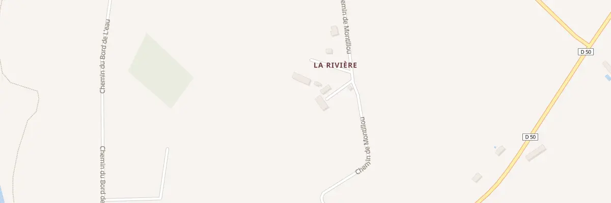 Plan du 1 La Riviere à Domme