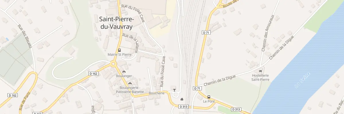 Plan du 8 Rue du Fosse Cave à Saint-Pierre-du-Vauvray