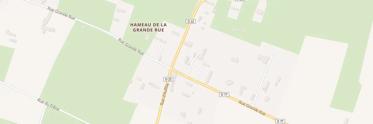 Plan du 1421 Rue d’Auffay aux Grandes-Ventes