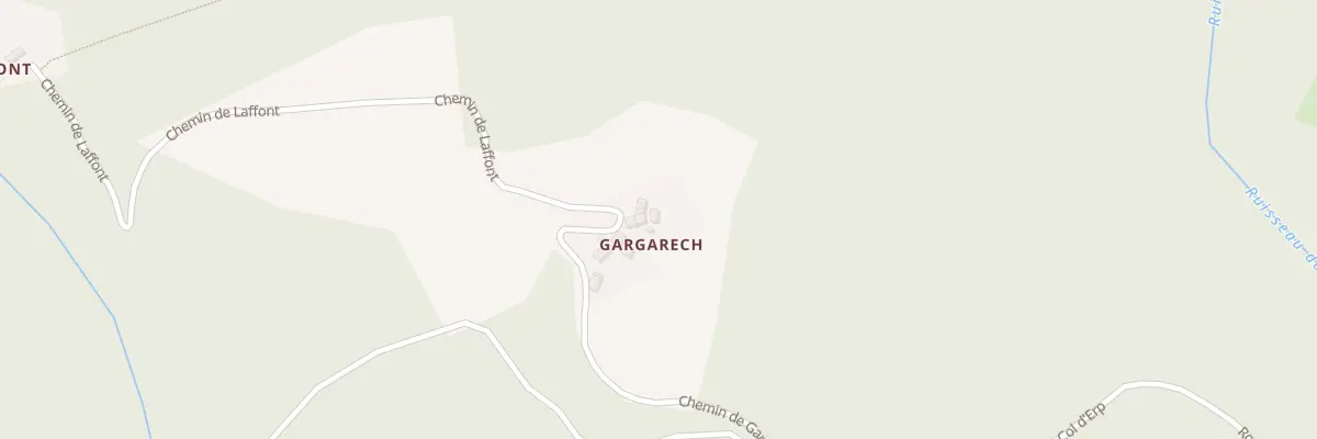 Plan du 222 Gargarech à Rivèrenert