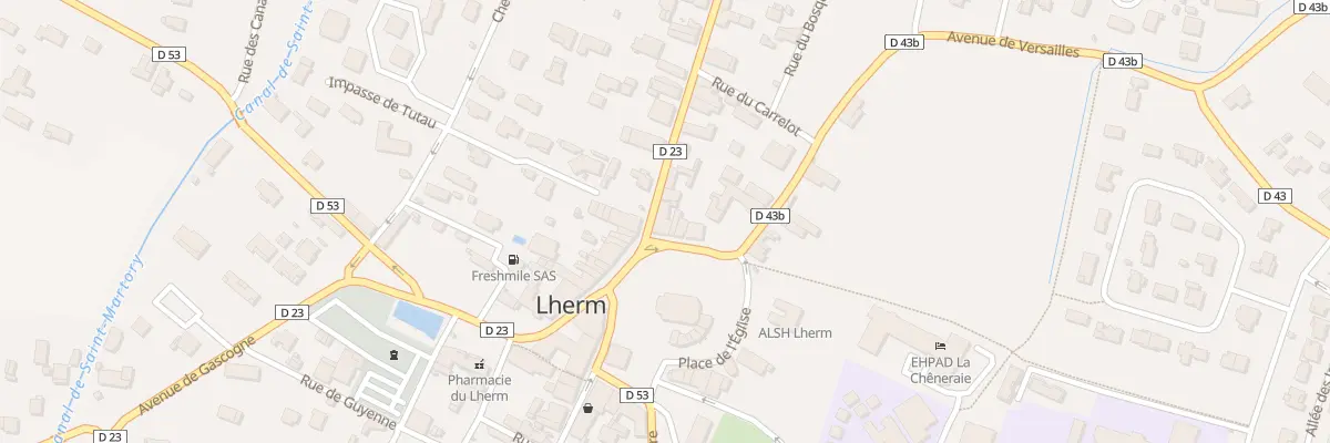 Plan du 19 Pl de l’Eglise à Lherm