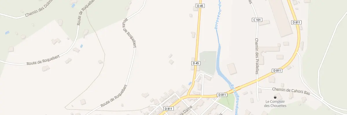 Plan du 5208 Courege à Castelfranc
