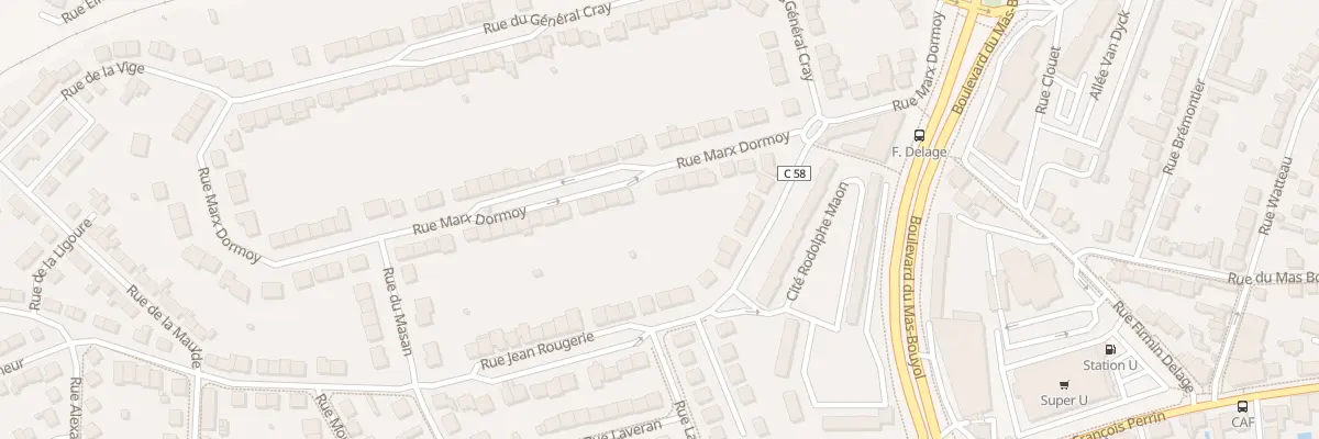 Plan du 29 Rue Marx Dormoy à Limoges