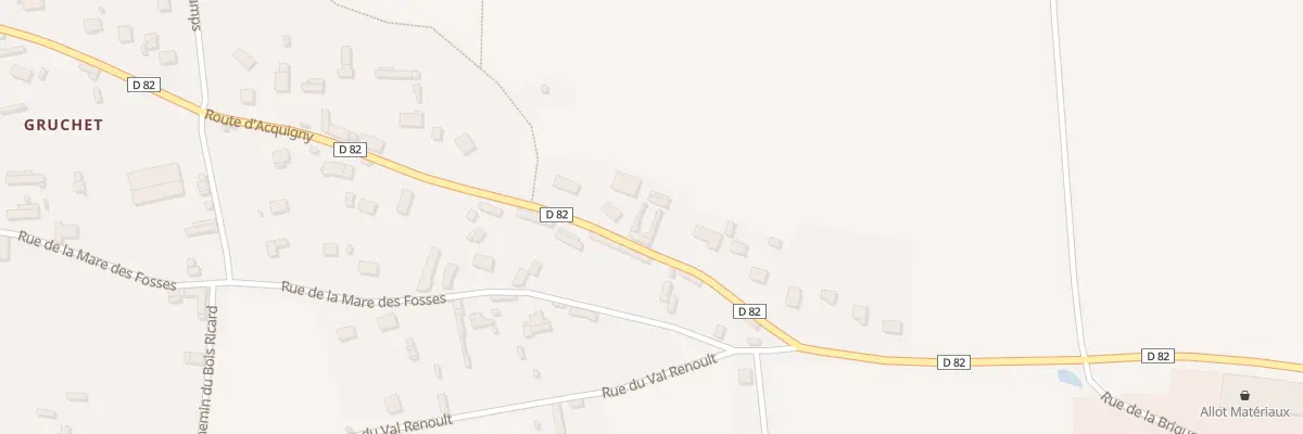 Plan du 12 Rte d’Acquigny à Ailly