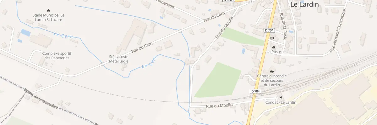 Plan du 9 Rue du Moulin au Lardin-Saint-Lazare