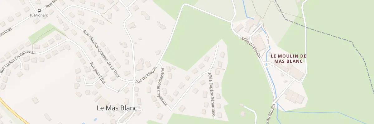 Plan du 34 Rue du Moulin à Limoges
