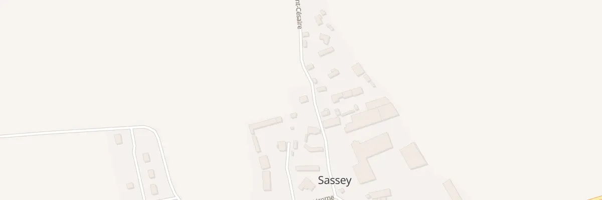 Plan du 3 Rue St Cesaire à Sassey