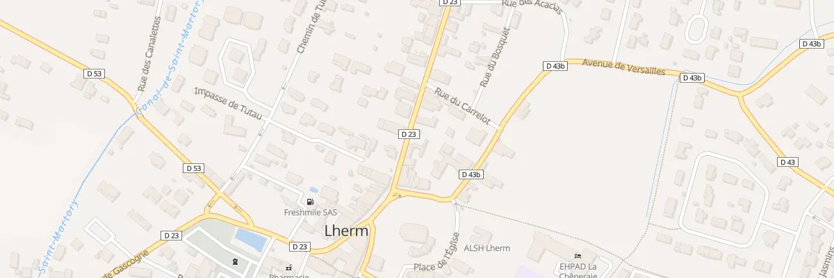 Plan du 8 Av de Toulouse à Lherm