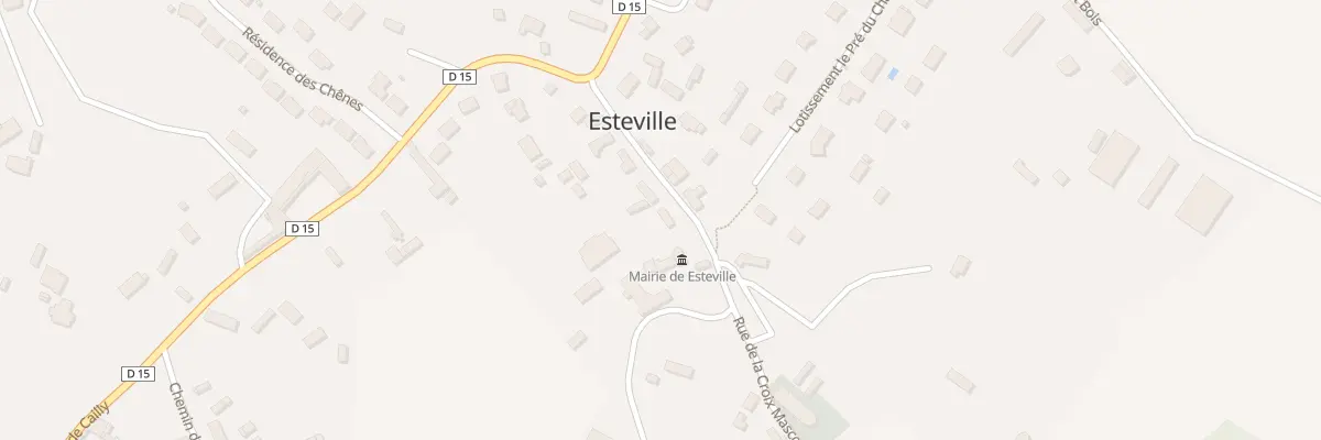 Plan du 96 Rue de la Mairie à Esteville