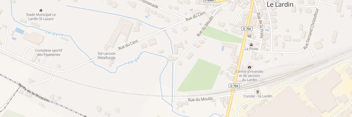 Plan du 7 Rue du Moulin au Lardin-Saint-Lazare