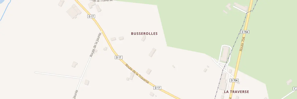 Plan du 455 Rte de la Traverse à La Meyze