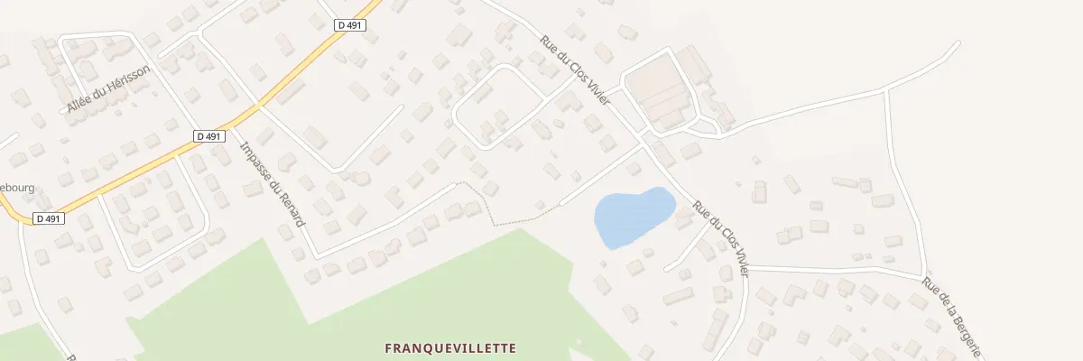 Plan du 601 Rue du Clos Vivier à Boos