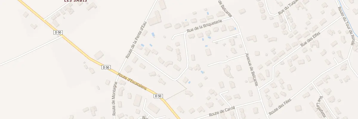 Plan du 13 Rue de la Briqueterie à Montech