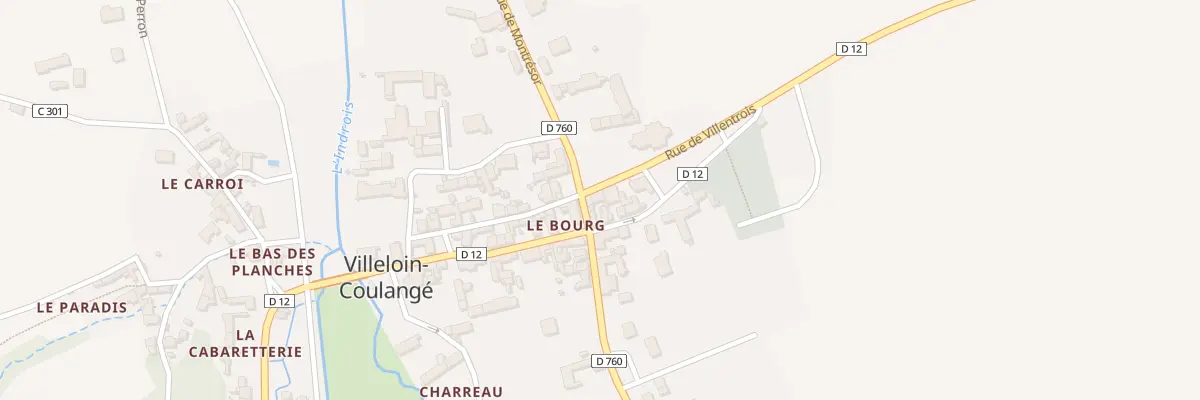 Plan du 1 Rue de Villentrois à Villeloin-Coulangé