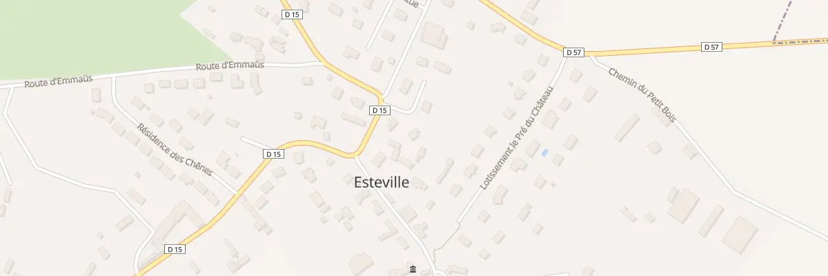 Plan du 5 Res d’Estampes à Esteville