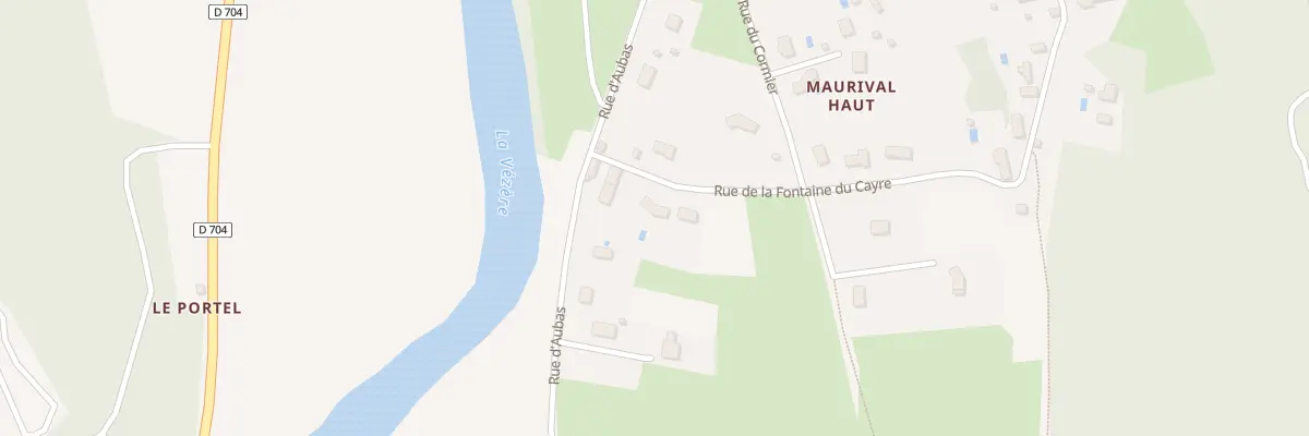 Plan du 778 Maurival Haut à Bergerac