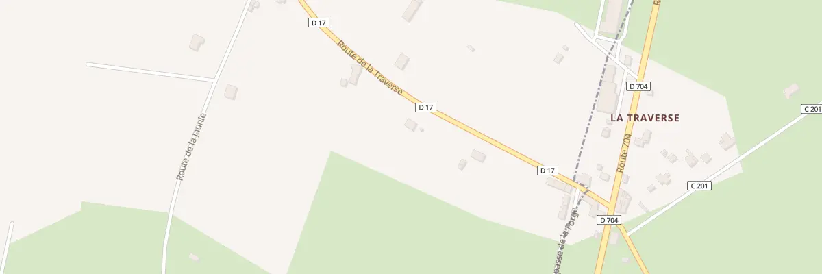 Plan du 542 Rte de la Traverse à La Meyze