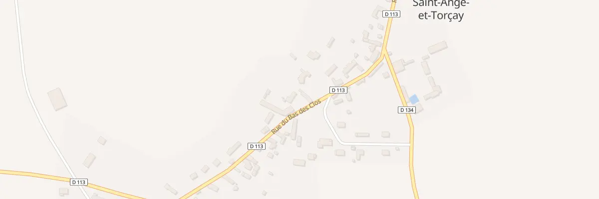 Plan du 8 Rue du Bas des Clos à Saint-Ange-et-Torçay