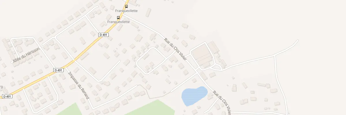 Plan du 665 Rue du Clos Vivier à Boos